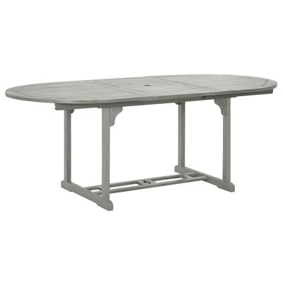 vidaXL Vrtni stol sivi 200 x 100 x 75 cm od masivnog bagremovog drva