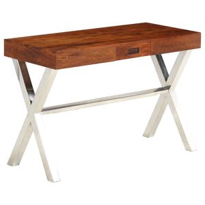 vidaXL Radni stol 110x50x76 cm od drva bagrema s premazom boje meda