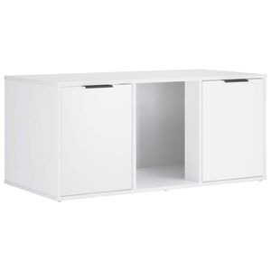 vidaXL Namje&scaron;taj za kavez za mačke Bijela 100 x 49 x 45 cm