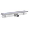 vidaXL Linearni odvod za tu&scaron; s mjehurićima 630x140 mm nehrđajući čelik