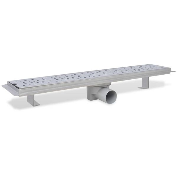 vidaXL Linearni odvod za tu&scaron; s mjehurićima 630x140 mm nehrđajući čelik