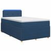 vidaXL Boxspring krevet s madracem Plava 120 x 200 cm Tkanina
