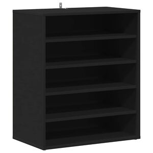 vidaXL Ormarić za cipele crni 60 x 35 x 70 cm od konstruiranog drva
