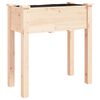 vidaXL Sadilica s oblogom 71 x 37 x 76 cm od masivne jelovine