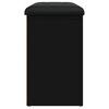 vidaXL Klupa za cipele crna 82 x 32 x 50 cm od konstruiranog drva