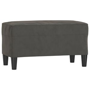 vidaXL Klupa tamnosiva 70 x 35 x 41 cm bar&scaron;unasta