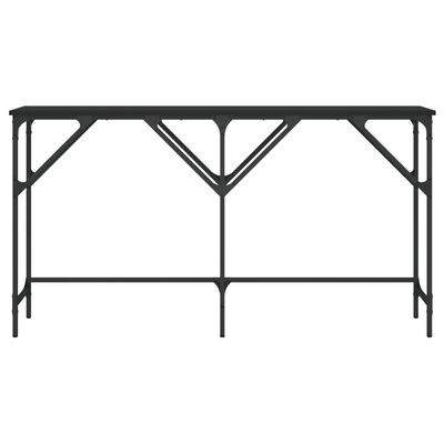 vidaXL Konzolni stol crni 140 x 29 x 75 cm od konstruiranog drva
