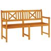 vidaXL Vanjska klupa 150 x 56 x 90 cm Čvrsto drvo akacije Prirodna