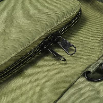 vidaXL 3-u-1 torba u vojničkom stilu 90 L maslinastozelena