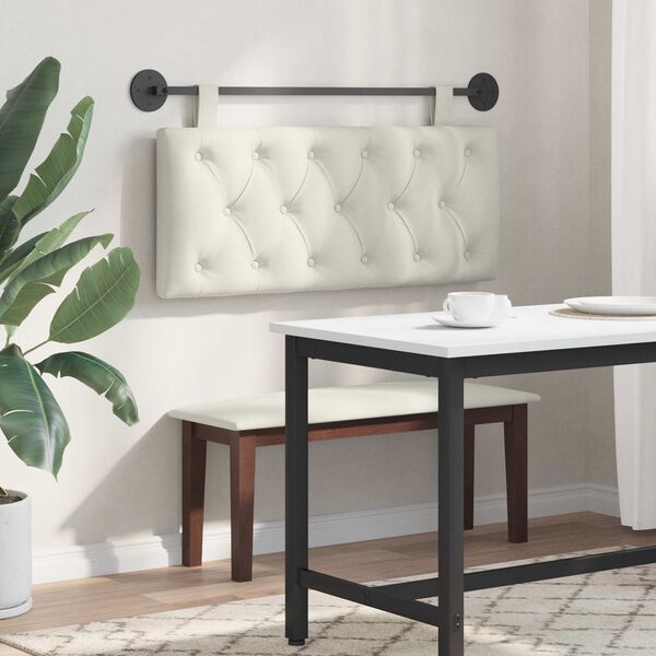 vidaXL Držeće uzglavlje Zidne Krema 110 x 55 x 7 cm Bar&scaron;un