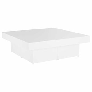 vidaXL Stolić za kavu bijeli 90 x 90 x 28 cm od konstruiranog drva