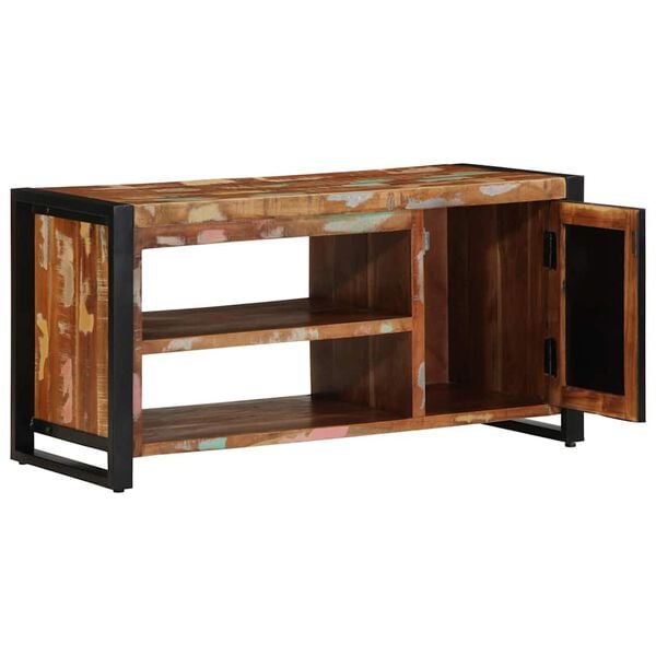 vidaXL Klupa za cipele &Scaron;areni Čvrsto drvo iz reciklaže