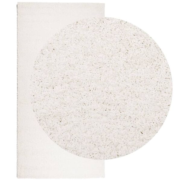 vidaXL Čupavi tepih PAMPLONA visoka vlakna moderni krem 100 x 200 cm