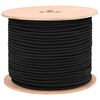 vidaXL Bungee užadi 8 mm Crna PP i guma