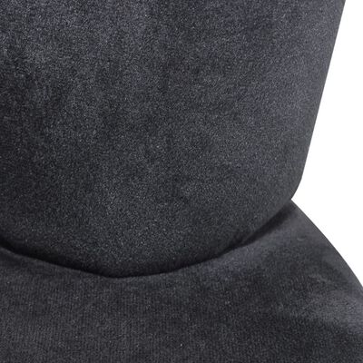 vidaXL Stolica u obliku ruke baršunasta crna