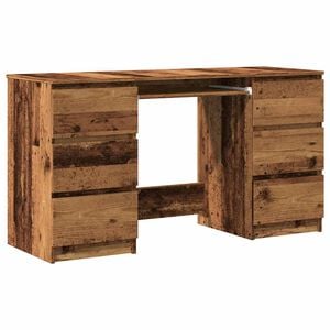 vidaXL Pisaći stol staro drvo 140x50x77 cm konstruirano drvo