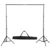 vidaXL Fotografska oprema sa setom svjetala, pozadinom i reflektorom