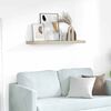 vidaXL Plutajuća zidna polica boja hrasta 90 x 23,5 x 3,8 cm MDF