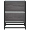 vidaXL Noćni ormarići 2 kom Sivi Sonoma Konstruirano drvo i metal