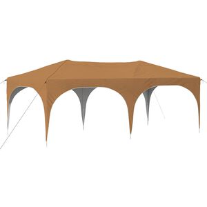 vidaXL Rastezljivi &scaron;ator za zabave 575 x 288 x 245 cm Bež
