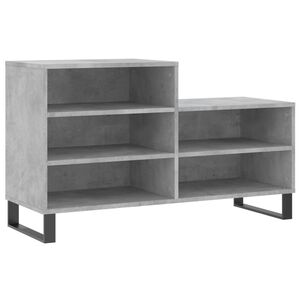 vidaXL Ormarić za cipele boja betona 102x36x60 cm konstruirano drvo