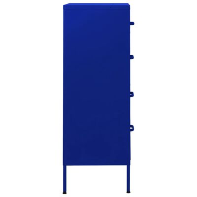 vidaXL Ladičar modri 80 x 35 x 101,5 cm čelični