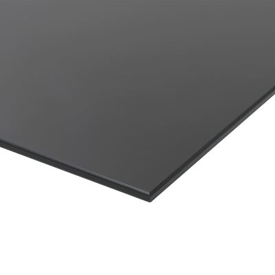 vidaXL Zidna crna magnetna ploča od stakla 60 x 40 cm
