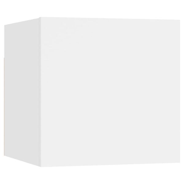 vidaXL 4-dijelni set TV ormarića bijeli od konstruiranog drva