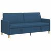 vidaXL Sofa s pohranom Plava 192 x 78 x 87 cm Poliester