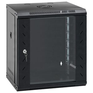 vidaXL Zidni komunikacijski ormar 12U 19 " IP20 53 x 40 x 60 cm