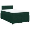 vidaXL Krevet box spring s madracem tamnozeleni 120x190 cm bar&scaron;unasti