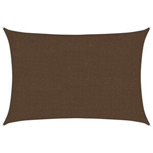 vidaXL Jedro za za&scaron;titu od sunca 160 g/m&sup2; smeđe 2 x 2,5 m HDPE