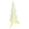 vidaXL Božićno drvce 240 LED lampica Topla bijela 180 cm PET