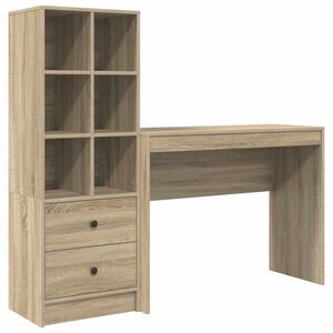 vidaXL Stol Sonoma hrast 145,5 x 40 x 127 cm 2 kom.