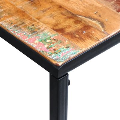 vidaXL Konzolni stol od masivnog obnovljenog drva 110 x 35 x 76 cm
