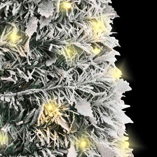 vidaXL Umjetno božićno drvce sa snijegom 50 LED žarulja 120 cm