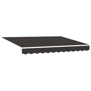 vidaXL Zamjensko platno za tendu Antracit 235 x 195 cm Poliester