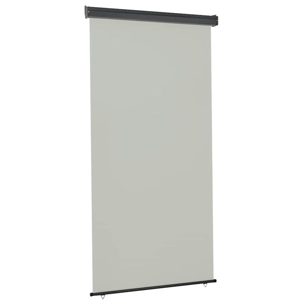 vidaXL Balkonska bočna tenda 125 x 250 cm siva