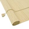 vidaXL Rolo zavjesa Prirodna 130 x 220 cm Bambus