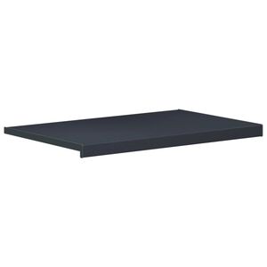 vidaXL Prozorska klupčica Antracit s drvenim uzorkom 60 x 50 x 4,5 cm