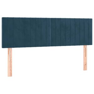 vidaXL Uzglavlja tamnoplava 144x5x78/88 cm bar&scaron;unasta