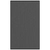 vidaXL Otirač Stripe crni i sivi 90x150 cm