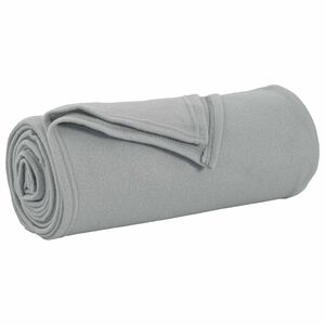 vidaXL Dekica Siva 240 x 220 cm 0.76 kg Runo