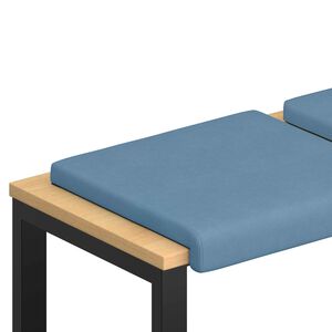 vidaXL Jastučić za klupu 4 kom. Kord Plava Dubina 35 cm