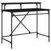 vidaXL Stol Crni hrast 100 x 50 x 90 cm Konstruirano drvo