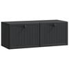 vidaXL TV ormar za zid Zidne Crna 78,5 x 31 x 30 cm Konstruirano drvo