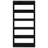 vidaXL Ormarić za knjige / sobna pregrada crni 80x30x167,4 cm borovina