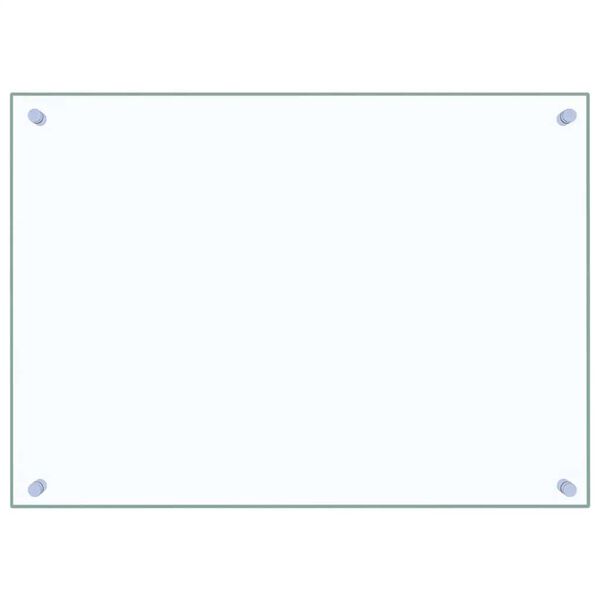 vidaXL Kuhinjske za&scaron;tite od prskanja 2 kom prozirne 70x50 cm staklene