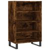 vidaXL Visoka komoda boja hrasta 57 x 35 x 90 cm od konstruiranog drva