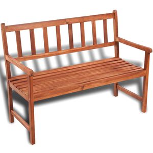 vidaXL Vrtna klupa 120 cm od masivnog bagremovog drva